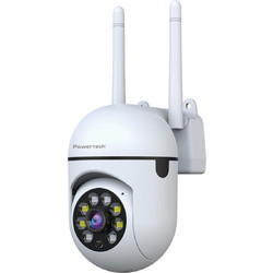 Powertech PT-1546 CCTV Κάμερα Ασφαλείας Wi-Fi 2MP Full HD 4mm Νυκτός με Αμφίδρομη Επικοινωνία
