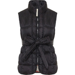 Funky Buddha Αμάνικο Γυναικείο Μπουφάν Χειμωνιάτικο Puffer Μακρύ Μαύρο FBL013-112-01