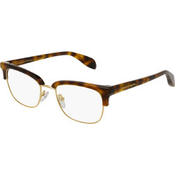 Alexander McQueen AM0044O 002 Ανδρικός Σκελετός Γυαλιών Οράσεως Κοκάλινος Ταρταρούγα