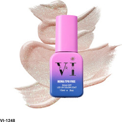 Mixcoco Beauty VI VI 1248 Glitter Ημιμόνιμο Βερνίκι Νυχιών 15ml
