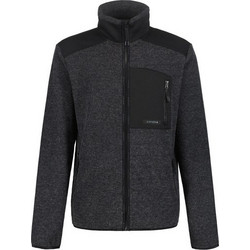 Icepeak Ανδρική Ζακέτα Πλεκτή με Φερμουάρ Ανθρακί 857855309I-990