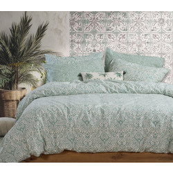Nef-Nef Σετ Σεντόνια Υπέρδιπλα Βαμβακερά 240x270 Jetrix Green