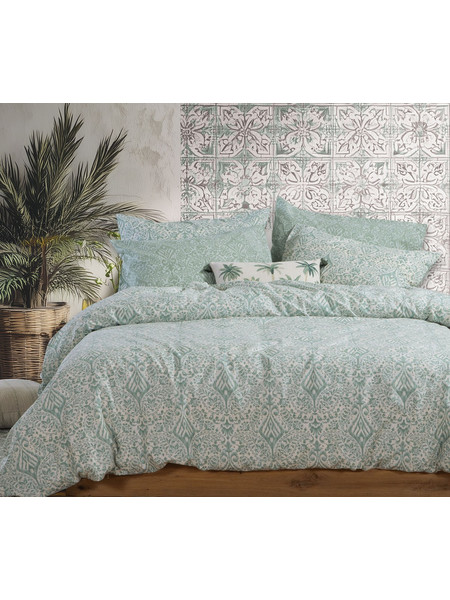 Nef-Nef Σετ Σεντόνια Υπέρδιπλα Βαμβακερά 240x270 Jetrix Green