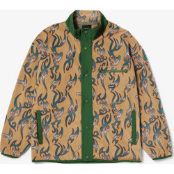 Huf Ανδρική Ζακέτα Fleece με Φερμουάρ Καφέ FL00213-OATML