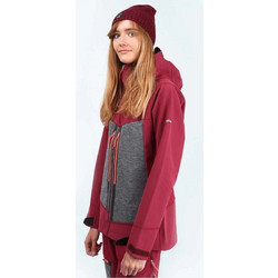 Salewa Comici Γυναικείο Μπουφάν Softshell Μακρύ Αδιάβροχο Μπορντό 28176-6361