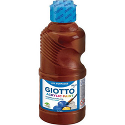 Giotto Brown Ακρυλικό Χρώμα Ζωγραφικής 250ml