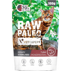 VetExpert Raw Paleo Adult Grain Free with Tuna 100gr