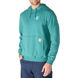 Carhartt Ανδρικό Φούτερ με Κουκούλα & Τσέπες Τιρκουάζ 107064-GP2