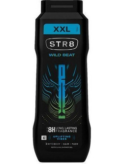 STR8 Wild Beat 3-In-1 Ανδρικό Αφρόλουτρο σε Gel 750ml
