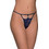 Milena By Paris Γυναικείο Sexy String με Δαντέλα Navy Μπλε 6937