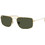 Ray-Ban RB3779 300131 Ανδρικά Γυαλιά Ηλίου Τετράγωνα Μεταλλικά Χρυσά με Πράσινο Φακό