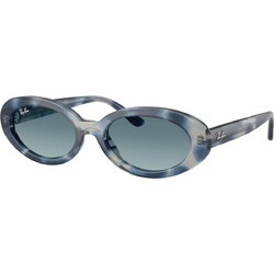 Ray-Ban RB2223 14503M Γυναικεία Γυαλιά Ηλίου Οβάλ Κοκάλινα Μπλε με Μπλε Φακό