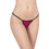 Milena By Paris Γυναικείο Sexy String Μπορντό 6669