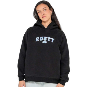 Rusty Γυναικείο Φούτερ Oversized με Κουκούλα Μαύρο FTL0868 Rusty Γυναικείο Φούτερ Oversized με Κουκούλα Μαύρο FTL0868