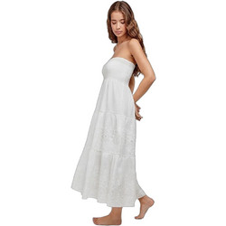 Gisela Maxi Καλοκαιρινό Καθημερινό Φόρεμα Λευκό FIT240032