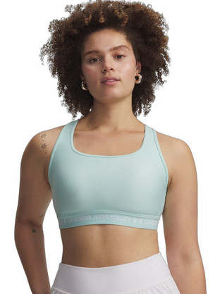 Under Armour Crossback Αθλητικό Μπουστάκι με Μέτρια Στήριξη & Αφαιρούμενη Ενίσχυση Τιρκουάζ 1361034-703
