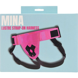 Mina Lustre Harness Strap On Ροζ