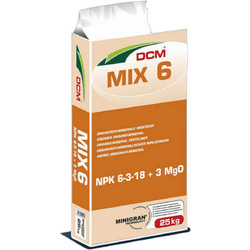 DCM Mix 6 Κοκκώδες Λίπασμα 6-3-18 25kg