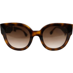 Fendi FE40111I-53F Γυναικεία Γυαλιά Ηλίου Πεταλούδα Κοκάλινα Ταρταρούγα με Καφέ Φακό