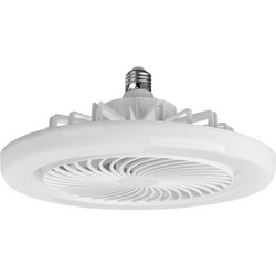 Redled Pieni 29675 Ανεμιστήρας Οροφής 26cm 30W με Φως & Τηλεχειριστήριο Λευκός