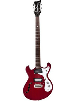 Danelectro 66BT Ηλεκτρική Κιθάρα Double Cut με Μαγνήτες HS & Ταστιέρα Pau Ferro Transparent Red