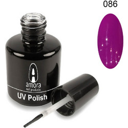 Amora 086 Deep Purple Ημιμόνιμο Βερνίκι Νυχιών 10ml