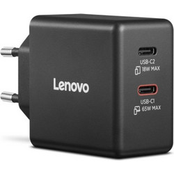 Lenovo 40AW065BEU Φορτιστής με Καλώδιο USB-C με 2 Θύρες USB-C 65W Power Delivery
