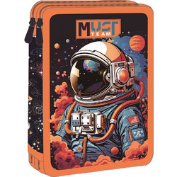 Must Astronaut Κασετίνα Γεμάτη με 2 Θήκες Πορτοκαλί 587241