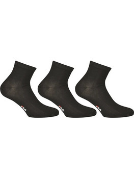 Fila Ανδρικές Κάλτσες Κοντές Μαύρες 7Pack F1609-200