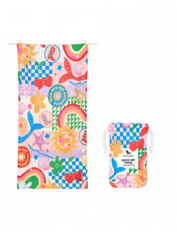 Dock & Bay Good Vibes Club Παιδική Πετσέτα Θαλάσσης Microfiber 90x160cm