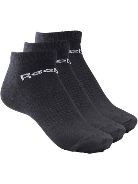 Reebok Ανδρικές Κάλτσες Κοντές Μαύρες 3Pack GH8191