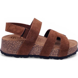 Yokono Γυναικεία Σανδάλια Suede Ανατομικά Καφέ WIWI-262