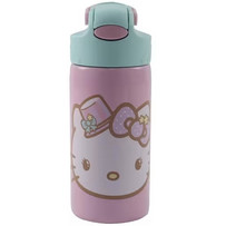 Gim Hello Kitty Παιδικό Παγούρι Ανοξείδωτο BPA Free με Καλαμάκι Ροζ 500ml