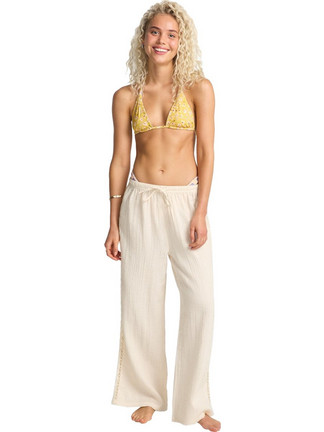 Billabong Fellin Fine Γυναικείο Παντελόνι Παραλίας Εκρού 24O601601-WCP