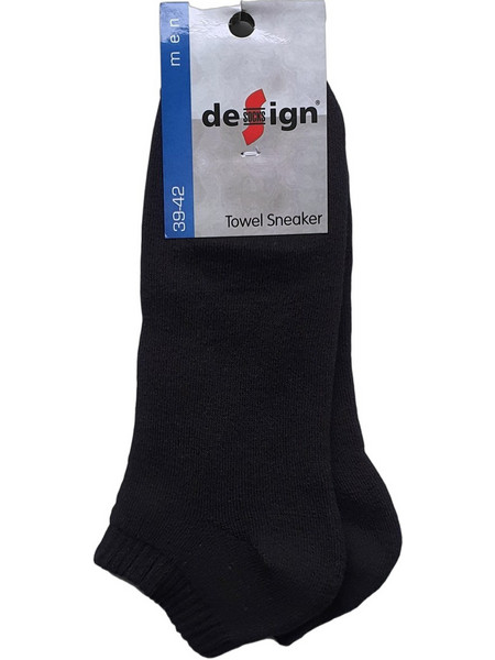 Design Βαμβακερές Ανδρικές Κάλτσες Σοσόνια Μαύρες DES2001