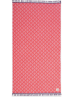 Nef-Nef Sparkle Fringes Πετσέτα Θαλάσσης Κοραλί 90x170cm 040071