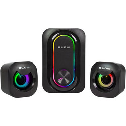 Blow 66-399 Ηχεία Υπολογιστή 2.1 11W με RGB Φωτισμό Μαύρα