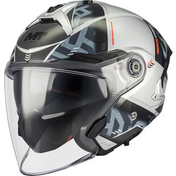 MT Cosmo SV S Arrow C2 Grey Dark Grey Κράνος Μηχανής Jet 1450gr