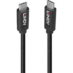 Lindy 36976 USB-C to USB-C 1m Black