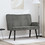 vidaXL Διθέσιος Καναπές Βελούδινος Γκρι 115x61x87cm 42028914
