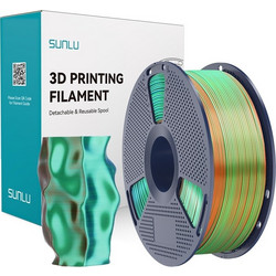 Sunlu Silk PLA+ 1.75mm Orange Blue Green 1Kg