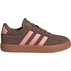 Adidas VL Court 3.0 Παιδικά Sneakers Καφέ Ροζ KK4547