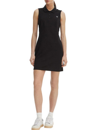 Guess Silvy Mini Καλοκαιρινό Καθημερινό Φόρεμα Μαύρο V6GK09K3152-JBLK