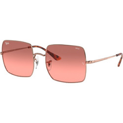 Ray-Ban RB1971-9151AA Γυναικεία Γυαλιά Ηλίου Τετράγωνα Μεταλλικά Χρυσά με Ροζ Φακό