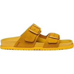 Geox Γυναικεία Σανδάλια Suede Κίτρινα D558RA 00022 C2006