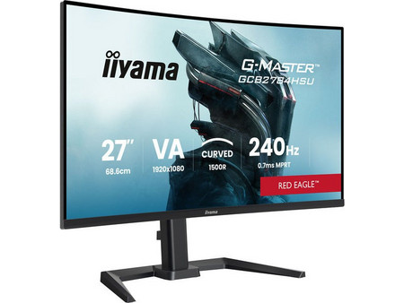 iiyama G-Master GCB2784HSU-B1 VA HDR Curved Gaming Monitor 27" 1920x1080 FHD 240Hz 0.7ms