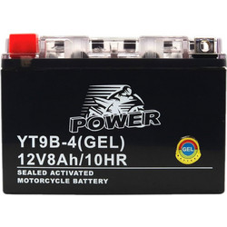 Power Μπαταρία Μοτοσυκλέτας YT9B-4 8Ah