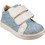 Gorgino Βαπτιστικά Sneakers για Αγόρι Δερμάτινα Ανατομικά Γαλάζια 3172