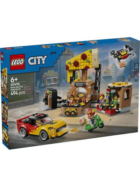 Lego City Pizza Delivery Experience with Vehicles για 6+ Ετών 60496