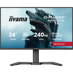 iiyama G-Master Red Eagle GB2471HS-B1 IPS HDR Gaming Monitor 23.8" 1920x1080 FHD 240Hz 0.3ms